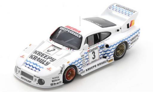 Modellautos Porsche 935 1981 1/43 Spark J No.3 Kreepy Krauly 9h Kyalami 1981 G.Moretti/D.Bell/M.de Narvaez Porsche 935 1981 1/43 Spark J No.3 Kreepy Krauly 9h Kyalami 1981 G.Moretti/D.Bell/M.de Narvaez modellautos