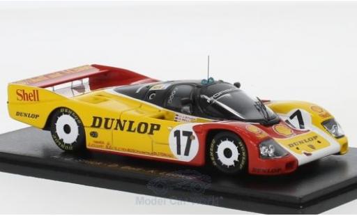 Modellautos Porsche 962 1988 1/43 Spark C No.17 S 24h Le Mans 1988 D.Bell/K.Ludwig/H-J.Stuck Porsche 962 1988 1/43 Spark C No.17 S 24h Le Mans 1988 D.Bell/K.Ludwig/H-J.Stuck modellautos