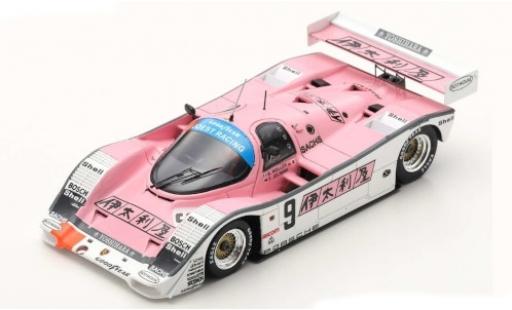 Porsche 962 1989 1/43 Spark C RHD No.9 Joest Racing 1000km Fuji 1989 B.Wollek/F.Jelinski modellautos