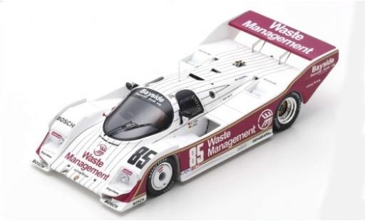 Porsche 962 1987 1/43 Spark RHD No.85 2h Del Mar 1987 J.Mass modellautos