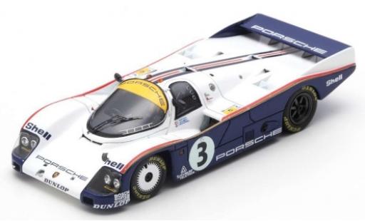 Porsche 962 1985 1/43 Spark C RHD No.3 Rothmans 24h Le Mans 1985 avec Decals A.Holbert/V.Schuppan/J.Watson modellautos