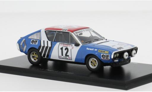 Renault 17 1/43 Spark Tour de Corse 1974 #12 1:43 modellautos