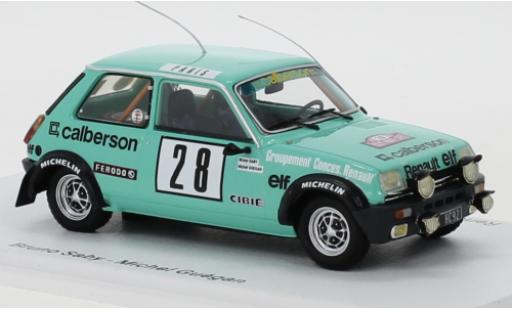 Modellautos Renault 5 1/43 Spark Alpine No.28 Calberson Rallye WM Rally Monte Carlo 1979 B.Saby/M.Guegan Renault 5 1/43 Spark Alpine No.28 Calberson Rallye WM Rally Monte Carlo 1979 B.Saby/M.Guegan modellautos