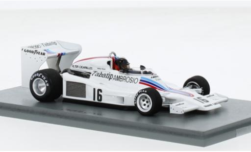 Shadow DN8 1/43 Spark No.16 Formel 1 GP Schweden 1977 1:43 modellautos