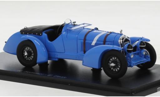 Modellautos Alfa Romeo 8C 1/43 Spark blau RHD No.7 24h Le Mans 1934 Alfa Romeo 8C 1/43 Spark blau RHD No.7 24h Le Mans 1934 modellautos
