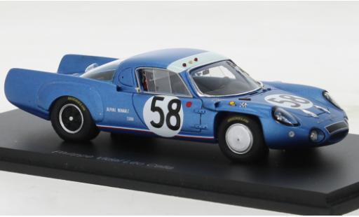 Modellautos Alpine A210 1/43 Spark No.58 24h Le Mans 1967 Alpine A210 1/43 Spark No.58 24h Le Mans 1967 modellautos