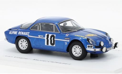 Modellautos Alpine A110 1/43 Spark Renault No.10 Rallye des Routes du Nord 1969 Alpine A110 1/43 Spark Renault No.10 Rallye des Routes du Nord 1969 modellautos