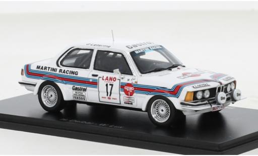 Modellautos Bmw 323 1/43 Spark i (E21) Gr.2 No.17 Martini 24h Ypres 1980 Bmw 323 1/43 Spark i (E21) Gr.2 No.17 Martini 24h Ypres 1980 modellautos