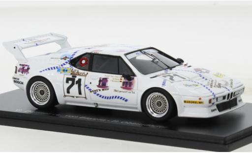Modellautos Bmw M1 1/43 Spark No.71 24h Le Mans 1981 Bmw M1 1/43 Spark No.71 24h Le Mans 1981 modellautos