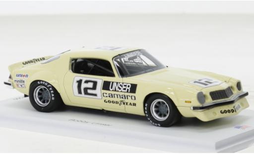 Chevrolet Camaro 1/43 Spark beige No.12 IROC Daytona 1975 modellautos