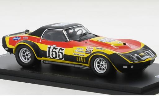 Modellautos Chevrolet Corvette 1/43 Spark (C3) No.155 Tour de France voiture 1970 Chevrolet Corvette 1/43 Spark (C3) No.155 Tour de France voiture 1970 modellautos