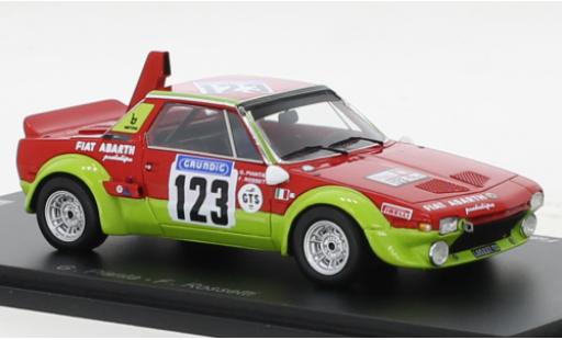Modellautos Fiat X 1/9 1/43 Spark Abarth No.123 Tour de France Automobile 1974 Fiat X 1/9 1/43 Spark Abarth No.123 Tour de France Automobile 1974 modellautos