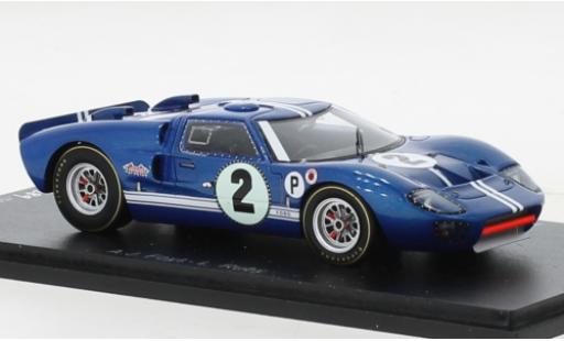 Modellautos Ford GT40 1/43 Spark MK II RHD No.2 12h Sebring 1967 Ford GT40 1/43 Spark MK II RHD No.2 12h Sebring 1967 modellautos