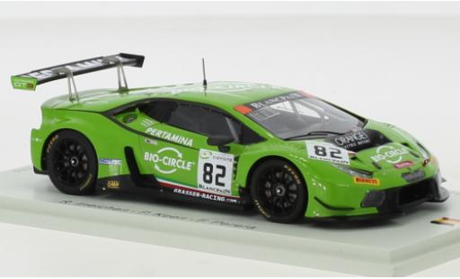 Lamborghini Huracan 1/43 Spark GT3 No.82 GRT Grasser Racing Team 24h Spa 2018 modellautos