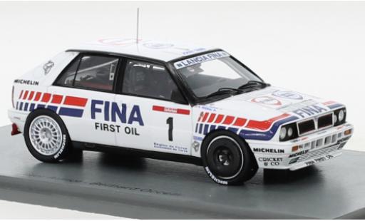 Modellautos Lancia Delta 1/43 Spark HF Integrale 16V No.1 Fina Rallye WM Tour de Corse 1991 Lancia Delta 1/43 Spark HF Integrale 16V No.1 Fina Rallye WM Tour de Corse 1991 modellautos