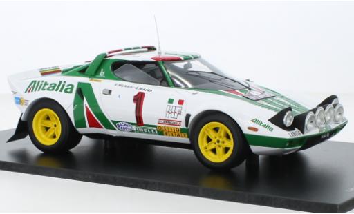 Modellautos Lancia Stratos 1/18 Spark HF No.1 Alitalia Rallye WM Rallye Monte Carlo 1977 Lancia Stratos 1/18 Spark HF No.1 Alitalia Rallye WM Rallye Monte Carlo 1977 modellautos