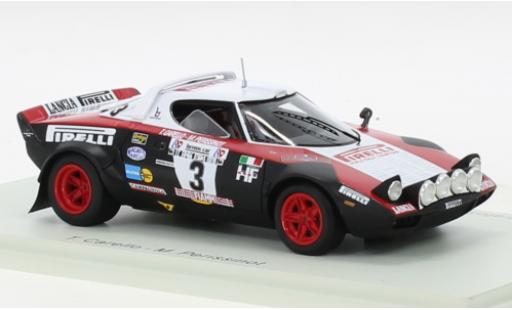 Modellautos Lancia Stratos 1/43 Spark HF No.3 Rallye EM 1978 Lancia Stratos 1/43 Spark HF No.3 Rallye EM 1978 modellautos