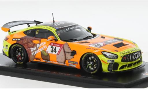 Mercedes AMG GT 1/43 Spark 4 No.34 Schnitzelalm Racing 24h Nürburgring 2021 modellautos