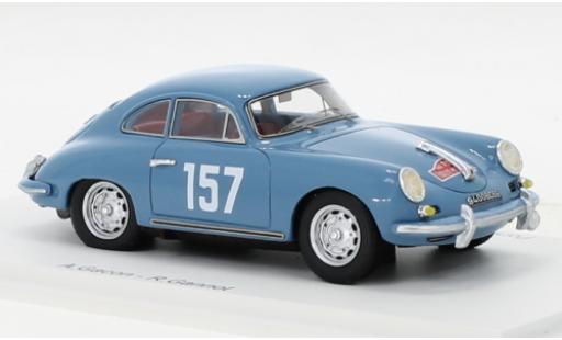Porsche 356 1/43 Spark B 1600 S No.157 Rallye Monte Carlo 1960 modellautos