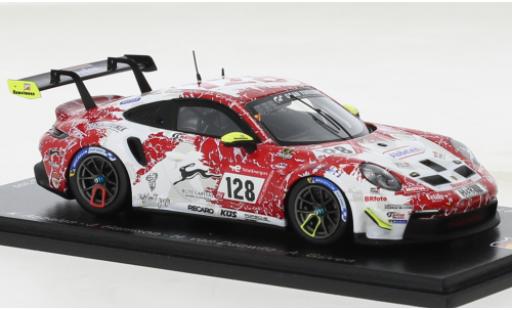 Porsche 991 GT3 Cup 1/43 Spark 911  No.128 Frikadelli Racing Team 24h Nürburgring 2022 modellautos