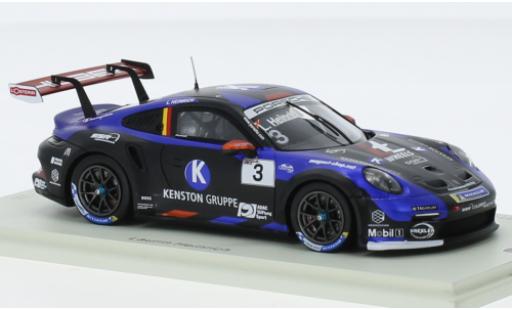 Porsche 991 GT3 Cup 1/43 Spark 911  No.3 Carrera Cup Allemagne 2022 modellautos