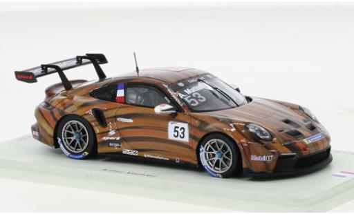 Modellautos Porsche 991 GT3 Cup 1/43 Spark 911  No.53 Motorsport Carrera Cup France Paul Ricard 2021 Porsche 991 GT3 Cup 1/43 Spark 911  No.53 Motorsport Carrera Cup France Paul Ricard 2021 modellautos