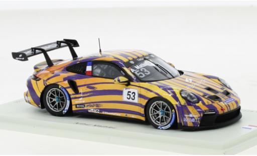 Modellautos Porsche 991 GT3 Cup 1/43 Spark 911  No.53 Motorsport Carrera Cup France Spa 2021 Porsche 991 GT3 Cup 1/43 Spark 911  No.53 Motorsport Carrera Cup France Spa 2021 modellautos