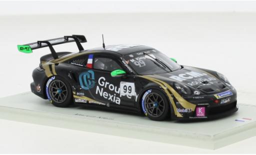 Modellautos Porsche 991 GT3 Cup 1/43 Spark 911  No.99 Carrera Cup France 2021 Porsche 991 GT3 Cup 1/43 Spark 911  No.99 Carrera Cup France 2021 modellautos