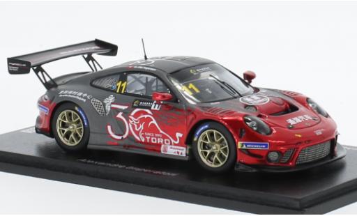Porsche 991 GT3 R 1/43 Spark 911  No.11 Toro Racing GT Cup Macau 2022 modellautos