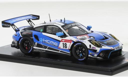 Porsche 991 GT3 R 1/43 Spark 911  No.18 KCMG 24h Nürburgring 2022 modellautos
