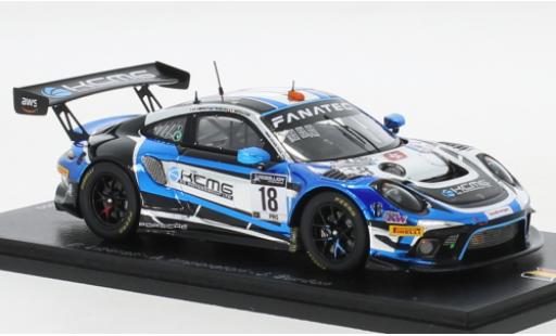 Porsche 991 GT3 R 1/43 Spark 911  No.18 KCMG 24h Spa 2021 modellautos