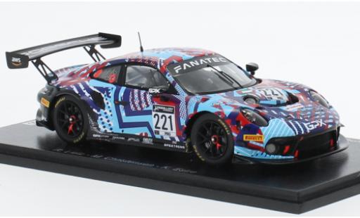 Porsche 991 GT3 R 1/43 Spark 911  No.221 GPX Martini Racing Spa Test Days 2022 modellautos