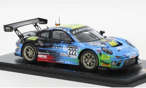 Porsche 991 GT3 R 1/43 Spark 911  No.222 Team Allied Racing 24h Spa 2021 modellautos