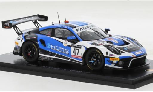 Porsche 991 GT3 R 1/43 Spark 911  No.47 KCMG 24h Spa 2022 modellautos
