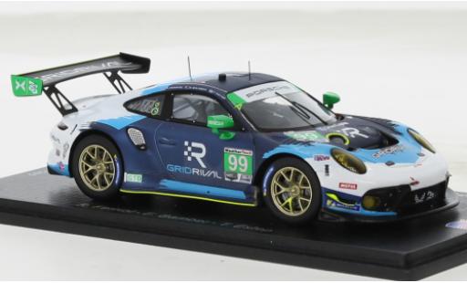 Porsche 991 GT3 R 1/43 Spark 911  No.99 Team Hardpoint EBM IMSA 12h Sebring 2021 modellautos