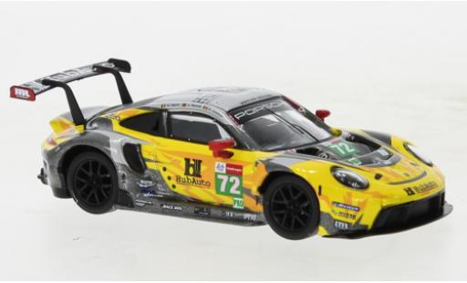 Porsche 911 1/64 Spark RSR-19 No.72 Hub voiture Racing 24h Le Mans 2021 modellautos