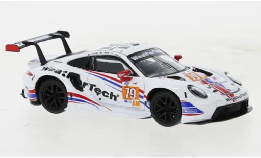 Porsche 911 1/64 Spark RSR-19 No.79 WeatherTech Racing 24h Le Mans 2022 modellautos