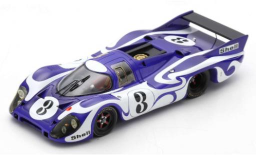 Modellautos Porsche 917 1970 1/43 Spark LH RHD No.3 24h Le Mans Practice 1970 Porsche 917 1970 1/43 Spark LH RHD No.3 24h Le Mans Practice 1970 modellautos