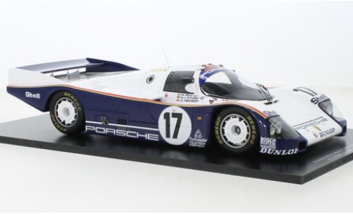 Porsche 962 1987 1/18 Spark C No.17 Rothmans D.Bell/A.Holbert/H.J.Stuck 24h Le Mans modellautos