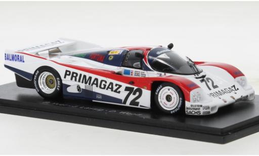 Modellautos Porsche 962 1988 1/43 Spark C No.72 24h Le Mans Porsche 962 1988 1/43 Spark C No.72 24h Le Mans modellautos
