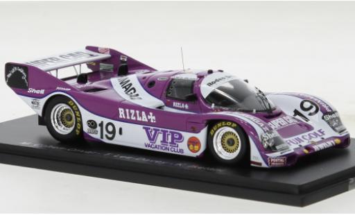 Porsche 962 1990 1/43 Spark C RHD No.19 24h Le Mans modellautos