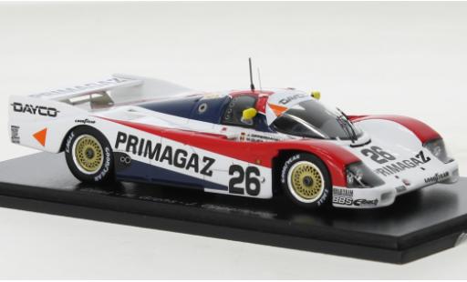 Porsche 962 1990 1/43 Spark C RHD No.26 Primagaz 24h Le Mans modellautos