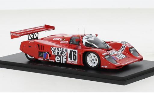 Porsche 962 1991 1/43 Spark CK 6 RHD No.46 Kremer Racing 24h Le Mans modellautos