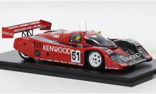 Porsche 962 1992 1/43 Spark CK 6 RHD No.51 Kremer Racing Kenwood 24h Le Mans modellautos