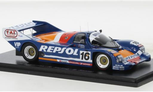 Porsche 962 1991 1/43 Spark C No.16 Repsol 24h Le Mans modellautos