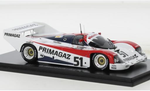 Porsche 962 1991 1/43 Spark C No.51 24h Le Mans modellautos