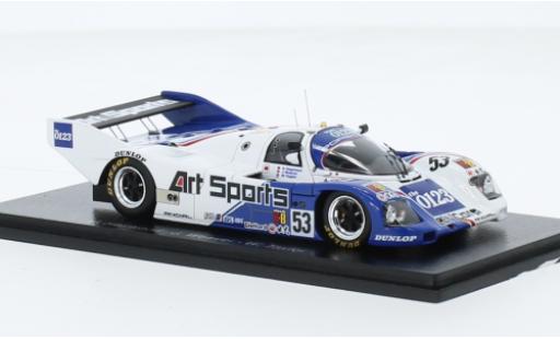 Porsche 962 1991 1/43 Spark C RHD No.53 24h Le Mans modellautos