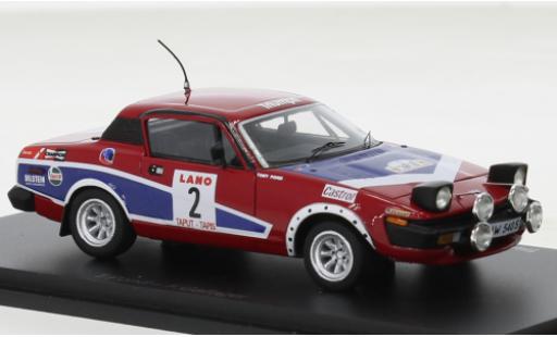 Modellautos Triumph TR7 1/43 Spark No.2 Rallye Ypres 1978 Triumph TR7 1/43 Spark No.2 Rallye Ypres 1978 modellautos