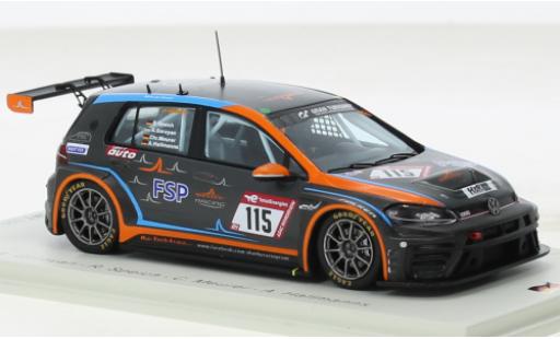 Volkswagen Golf 1/43 Spark VII TCR - SR No.115 MSC Sinzig e.V. dans le ADAC 24h Nuerburgring 2022 modellautos