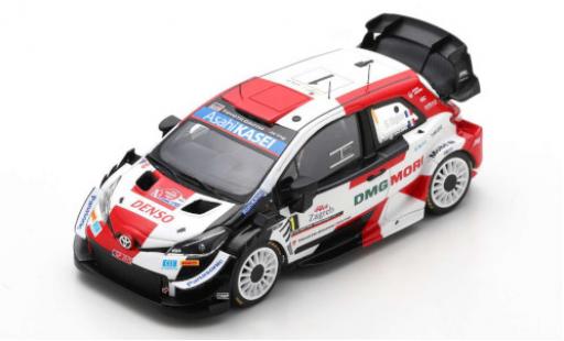 Modellautos Toyota Yaris 1/43 Spark WRC No.1 Gazoo Racing DMG MORI Rallye WM Rally Croatia 2021 S.Ogier/J.Ingrassia Toyota Yaris 1/43 Spark WRC No.1 Gazoo Racing DMG MORI Rallye WM Rally Croatia 2021 S.Ogier/J.Ingrassia modellautos
